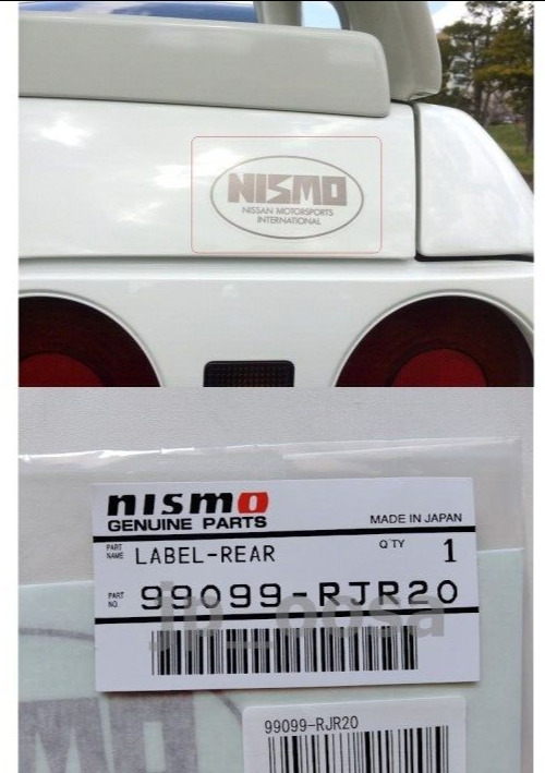 NISMO sticker old logo BNR32 R32 Skyline GT-R Economy Shipping 99099-RJR20