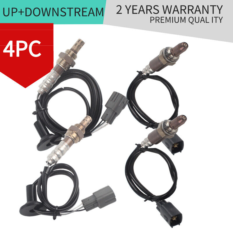 4PCS O2 Lambda Oxygen Sensors Upstream and Downstream For Lexus GS350 2007-11 V6