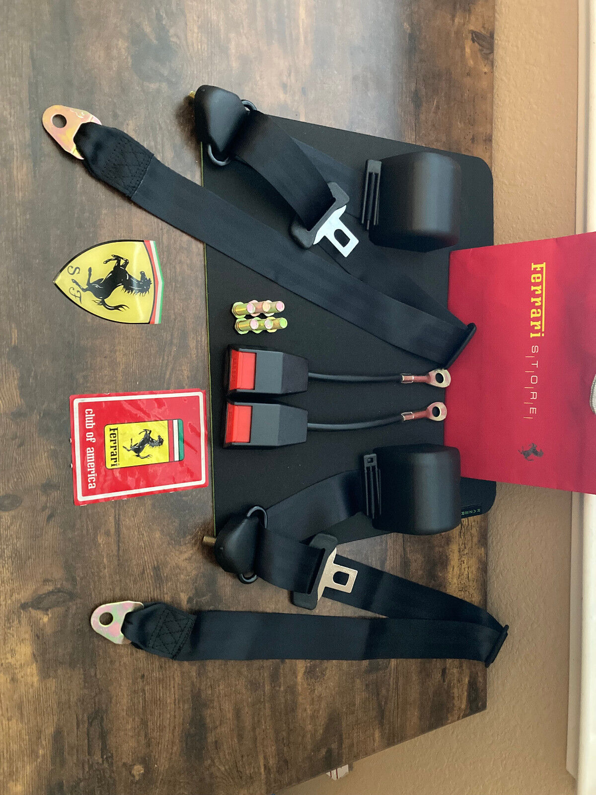 Ferrari 308-Gts- and- 328-Gts Qv and Sum Other Models  -  Seat Belt set of Two.