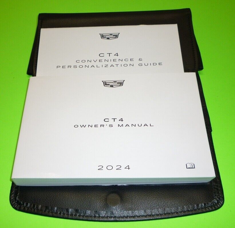 2024 CADILLAC CT4 OWNERS MANUAL SET GUIDE 24 +case LUXURY PREMIUM SPORT