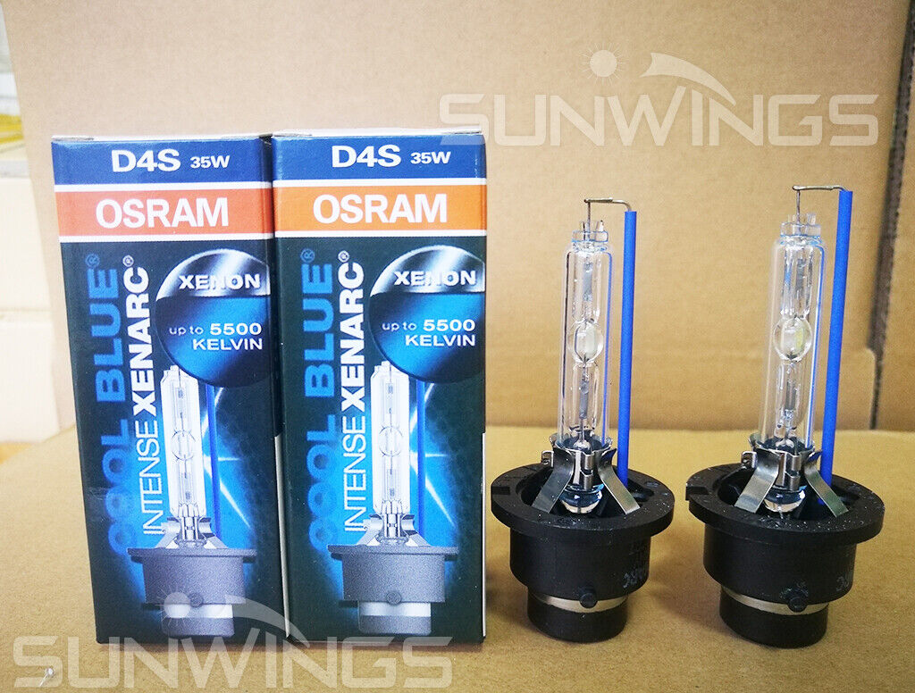 2x New D4S Xenon HID Headlight Bulbs 5500K For Lexus Toyota OEM 42402 66440 set