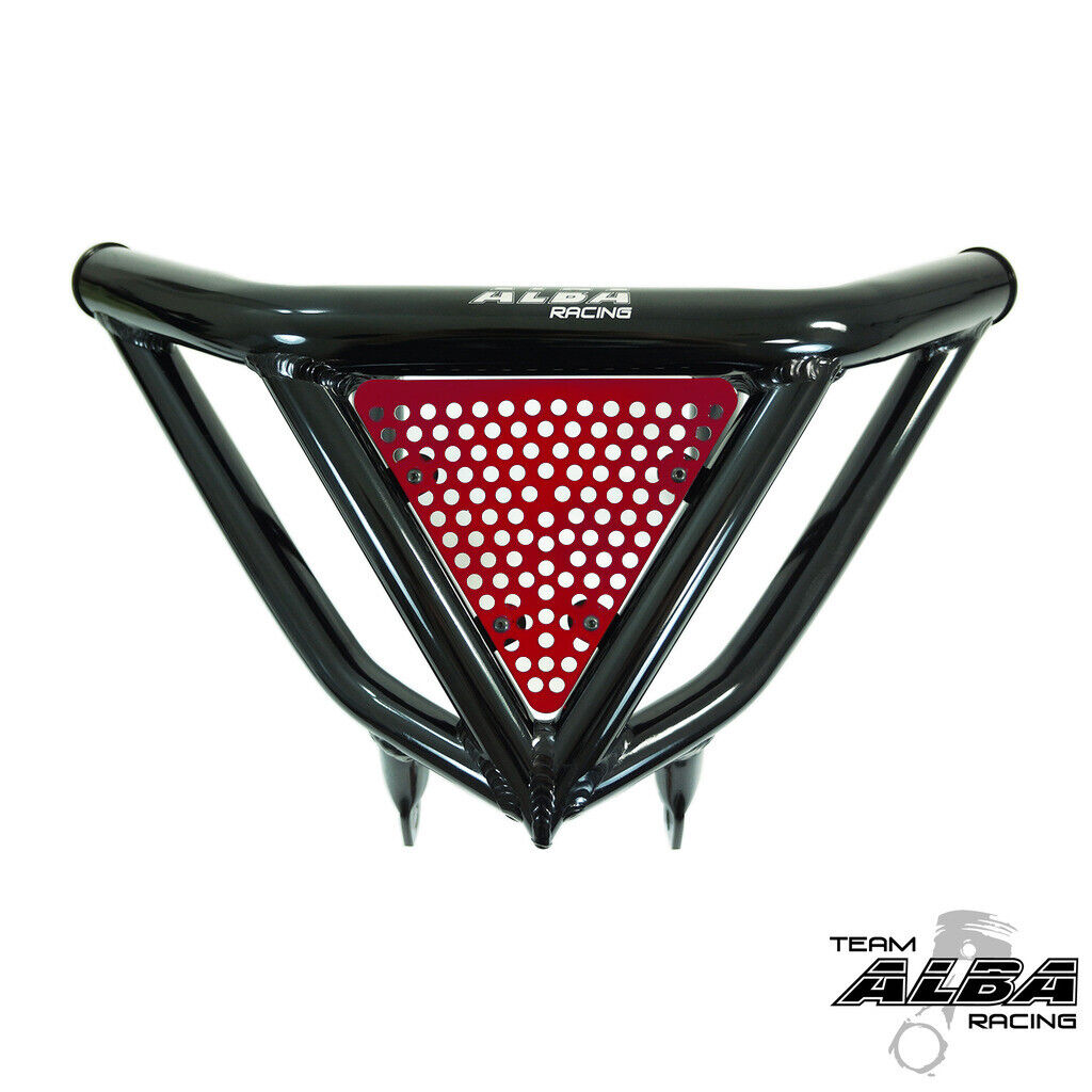  TRX 450R 400EX  Intimidator Front Bumper Red & Black Screen Alba Race 218 N3 BR