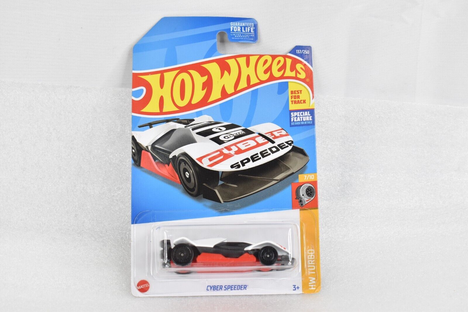 💎 Hot Wheels CYBER SPEEDER HW Turbo (White/Red/Black) 137/250