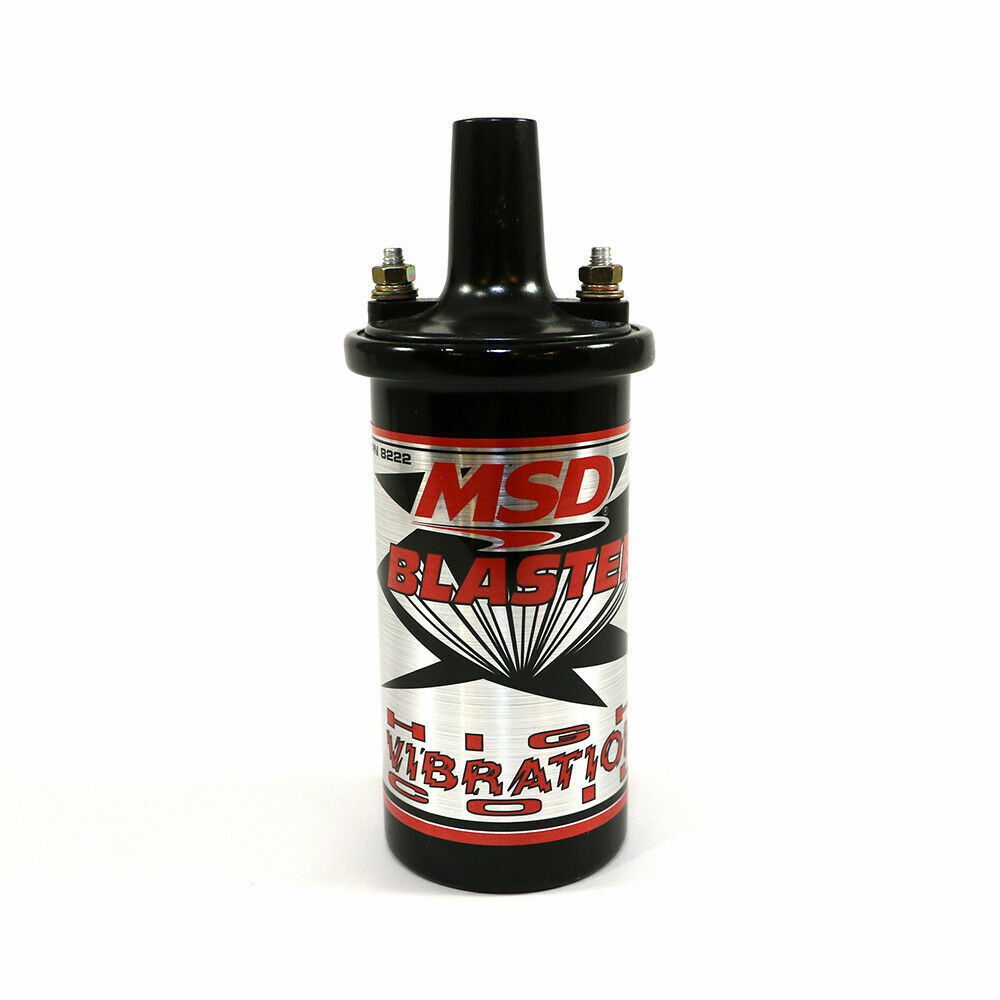 MSD Black Blaster 2 High Vibration 45kv Ignition Coil Epoxy Off Road Marine 8222