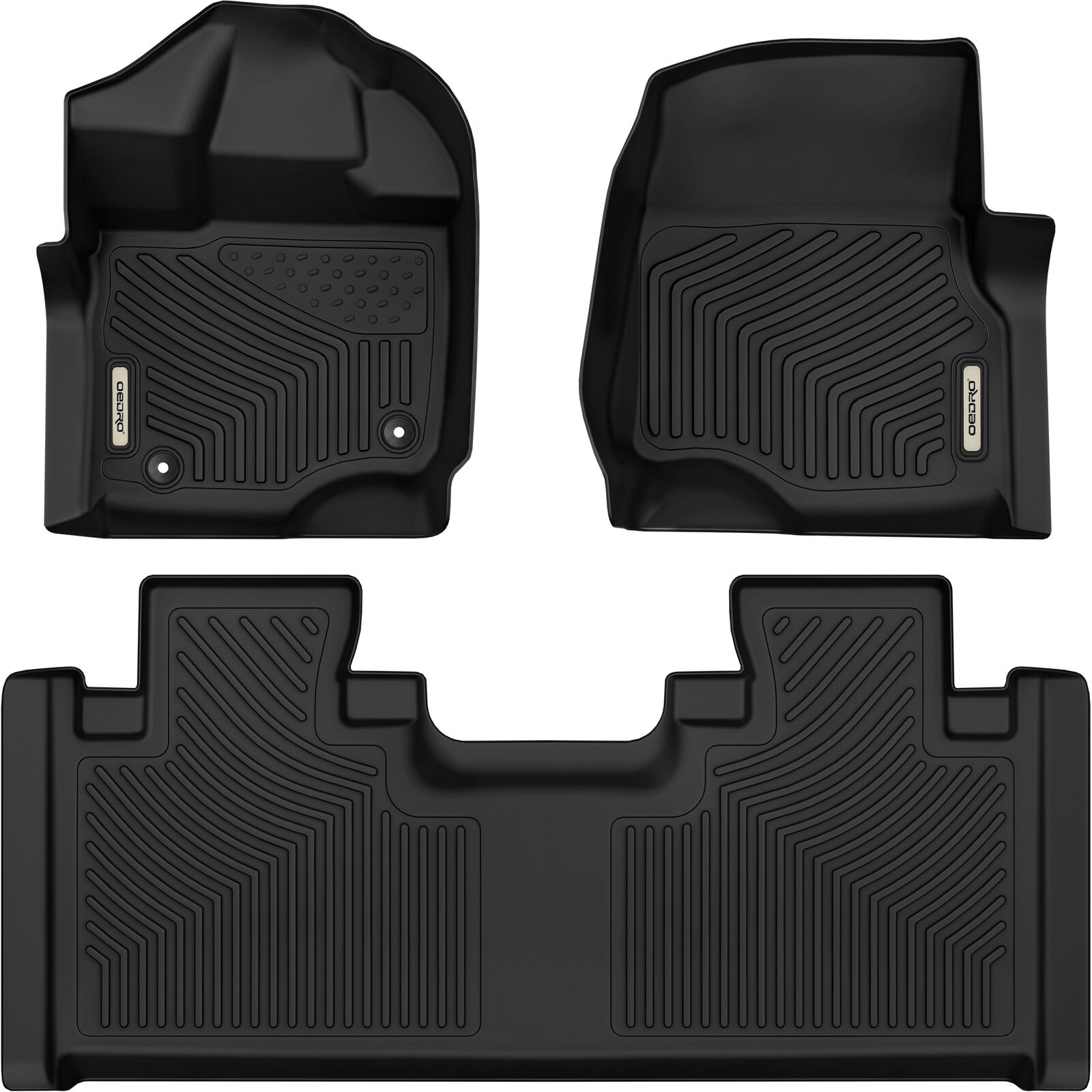 OEDRO TPE Floor Mats Liners for 2015-2024 Ford F-150 Super Cab Extended Cab