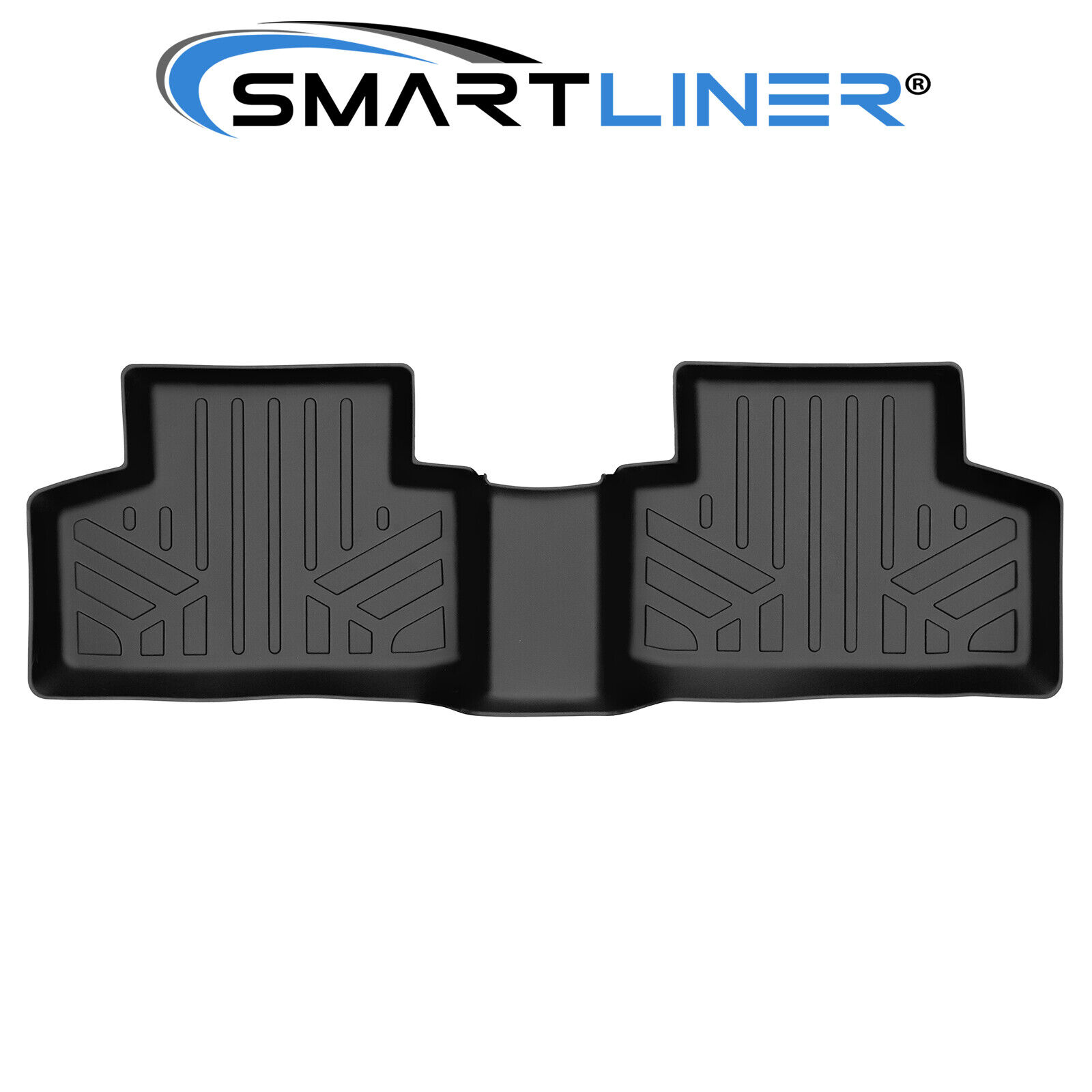 SMARTLINER Floor Mats  2nd Row Black Liner for 2020-2024 Mercedes-Benz GLB Class