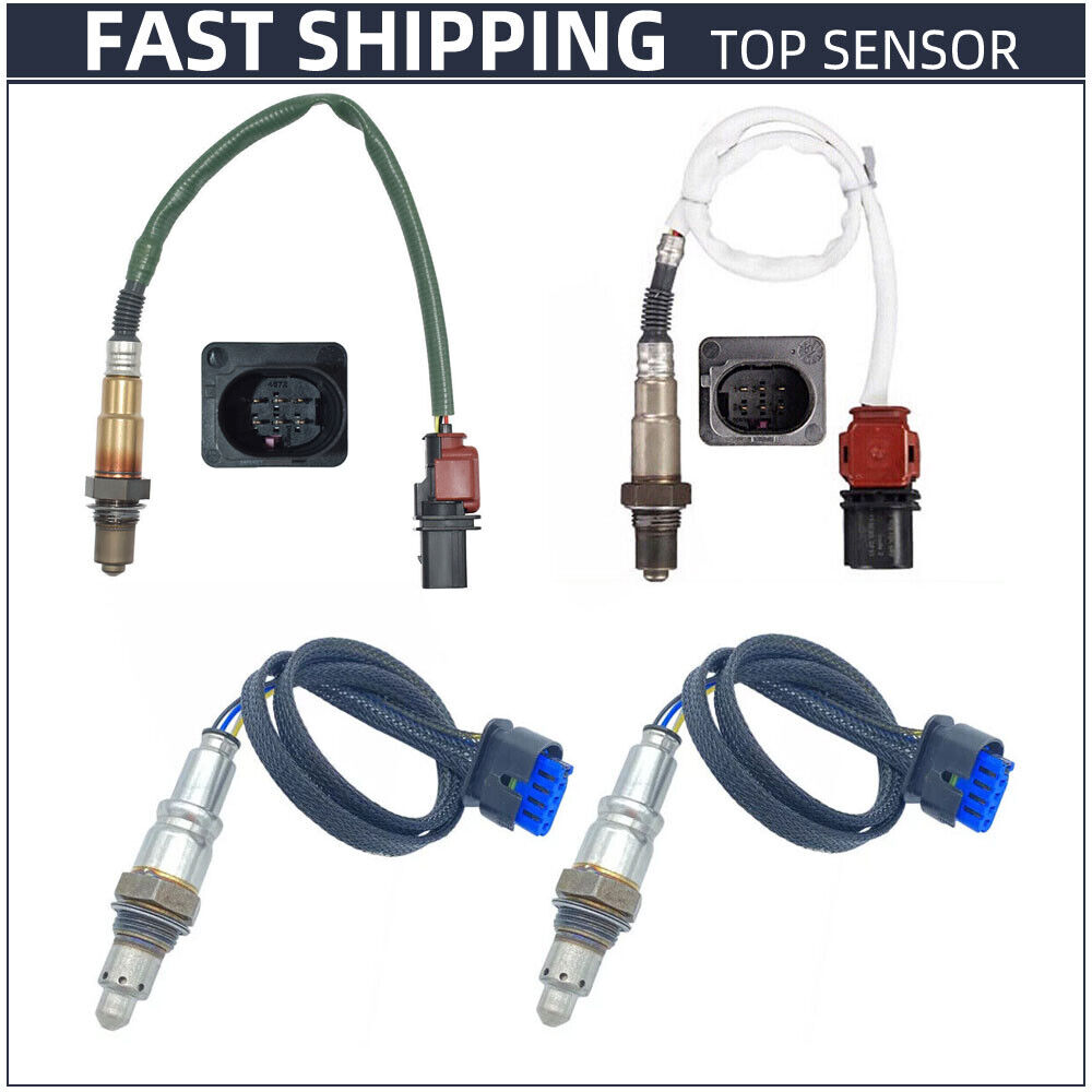 4pcs Up+Downstream Oxygen Sensor O2 For 2018-2020 Ford F-150 XL XLT 2.7L Turbo