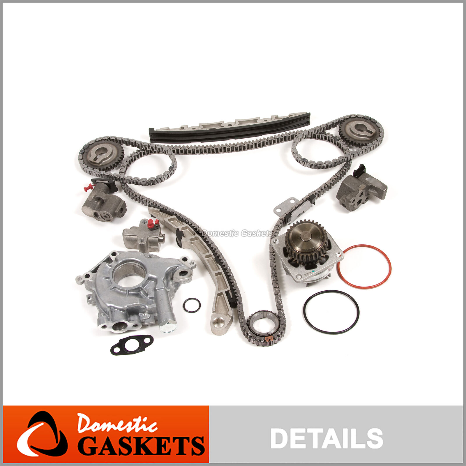 Fit 02-07 Nissan Murano 350Z G35 FX35 3.5 Timing Chain Oil&Water Pump Kit VQ35DE