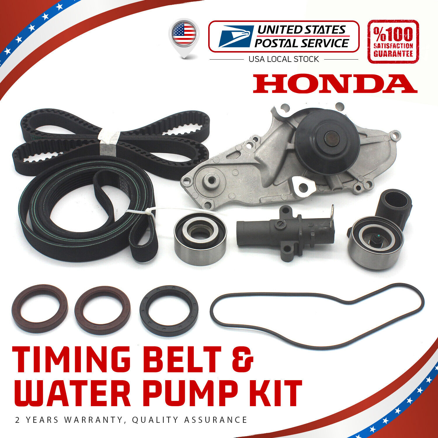 Genuine Timing Belt & Water Pump Kit For Honda Acura V6 Accord Odyssey NEW