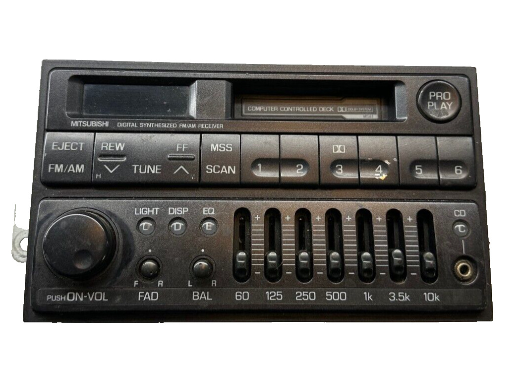 Mitsubishi MB943313 Radio Tape Player +EQ 1991-1999 3000GT Dodge Stealth VR4