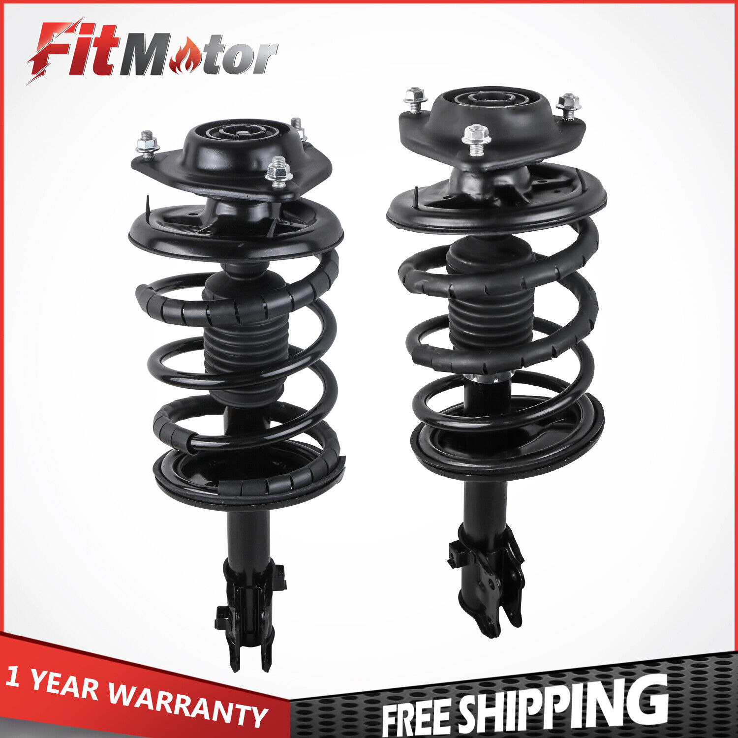 Front Complete Struts Shock Absorbers For 2000-2006 Hyundai Elantra Left+Right