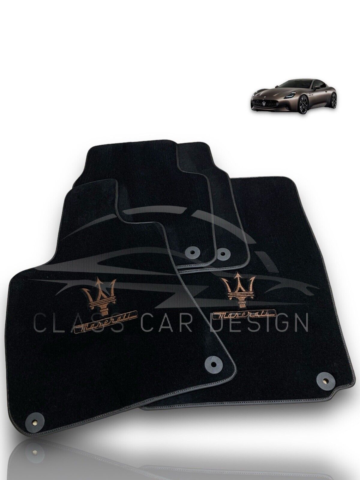 Floor Mats For Maserati Ghibli Levante Quattroporte Granturismo Grecale MC20