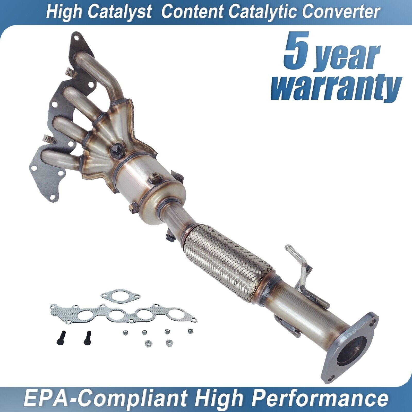 EPA For 2013 - 2017 Ford Fusion 2.5L Catalytic Converter Front Manifold 16784