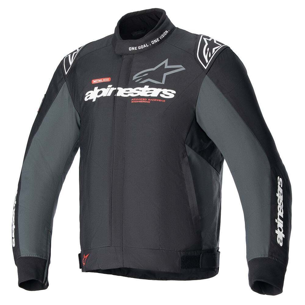 Alpinestars Monza-Sport Jacket Black Tar Gray - New Fast Shipping