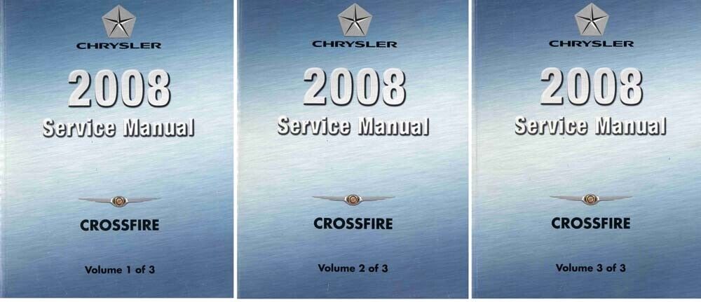 2008 Chrysler Crossfire Shop Service Repair Manual
