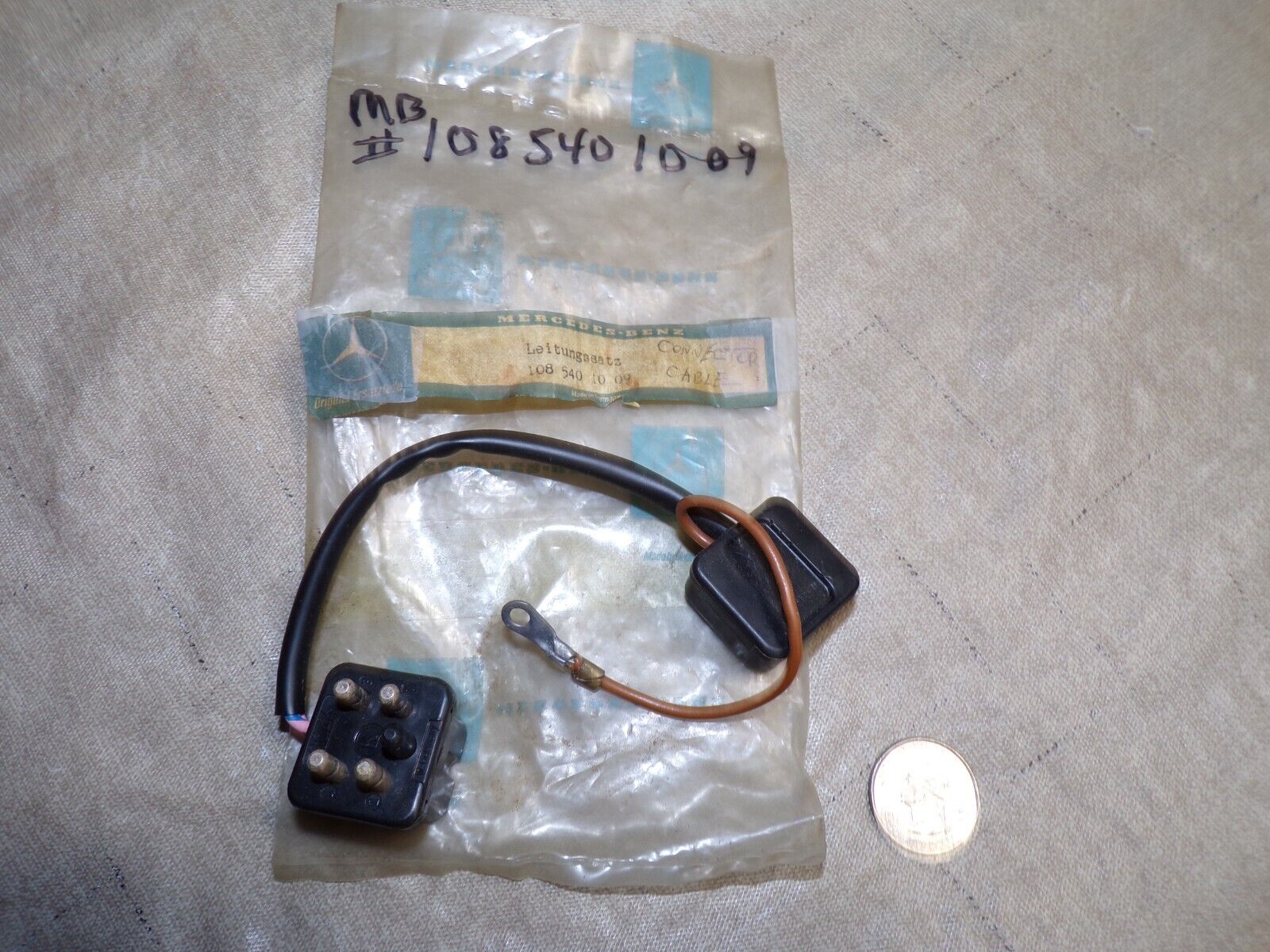 NOS Genuine OEM Mercedes#1085401009 Cold Start Elect Connect Harness  W108,W113