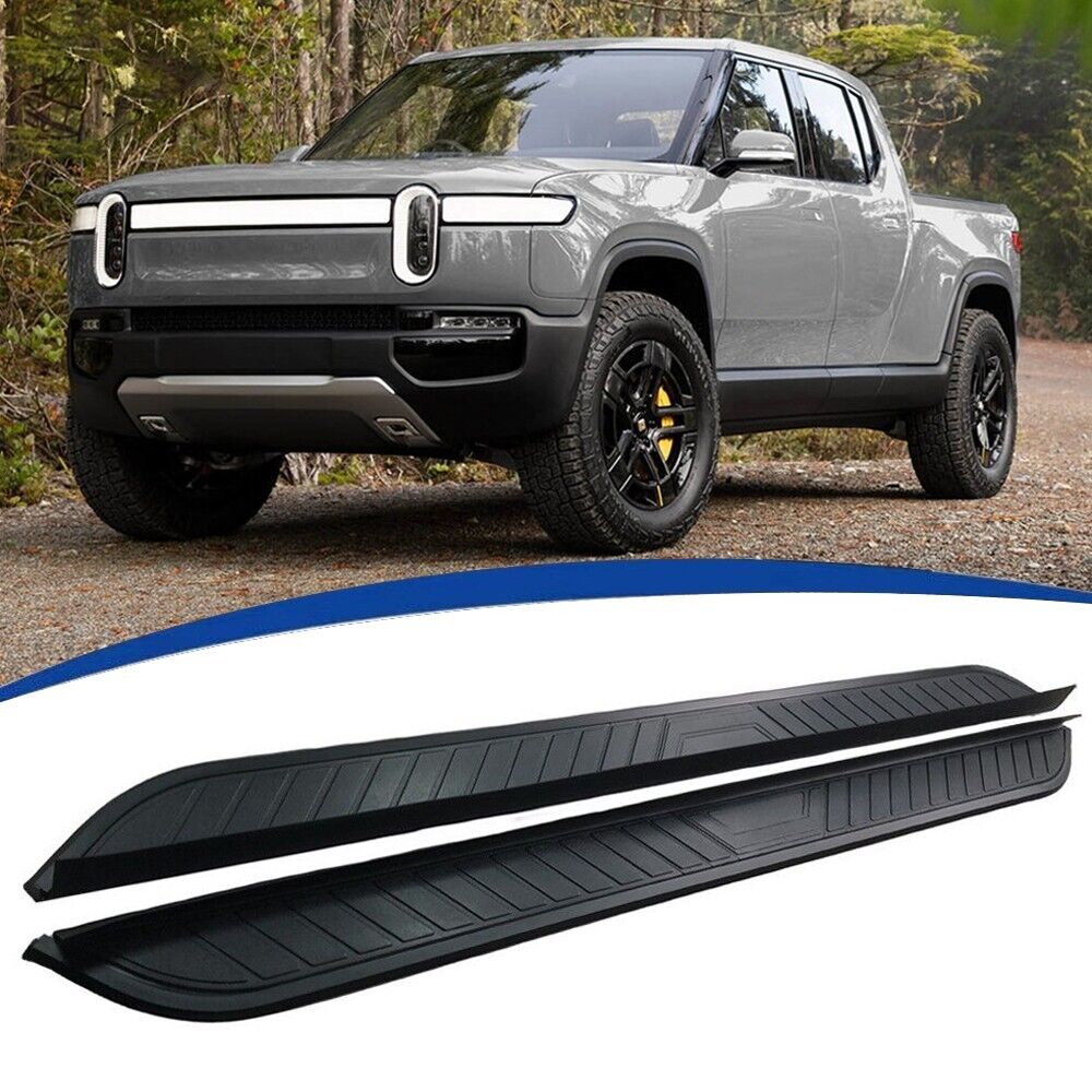 Running Board Side Step Fits for Rivian R1T 2022 2023 2024 Pedal Nerf Bar 2Pcs