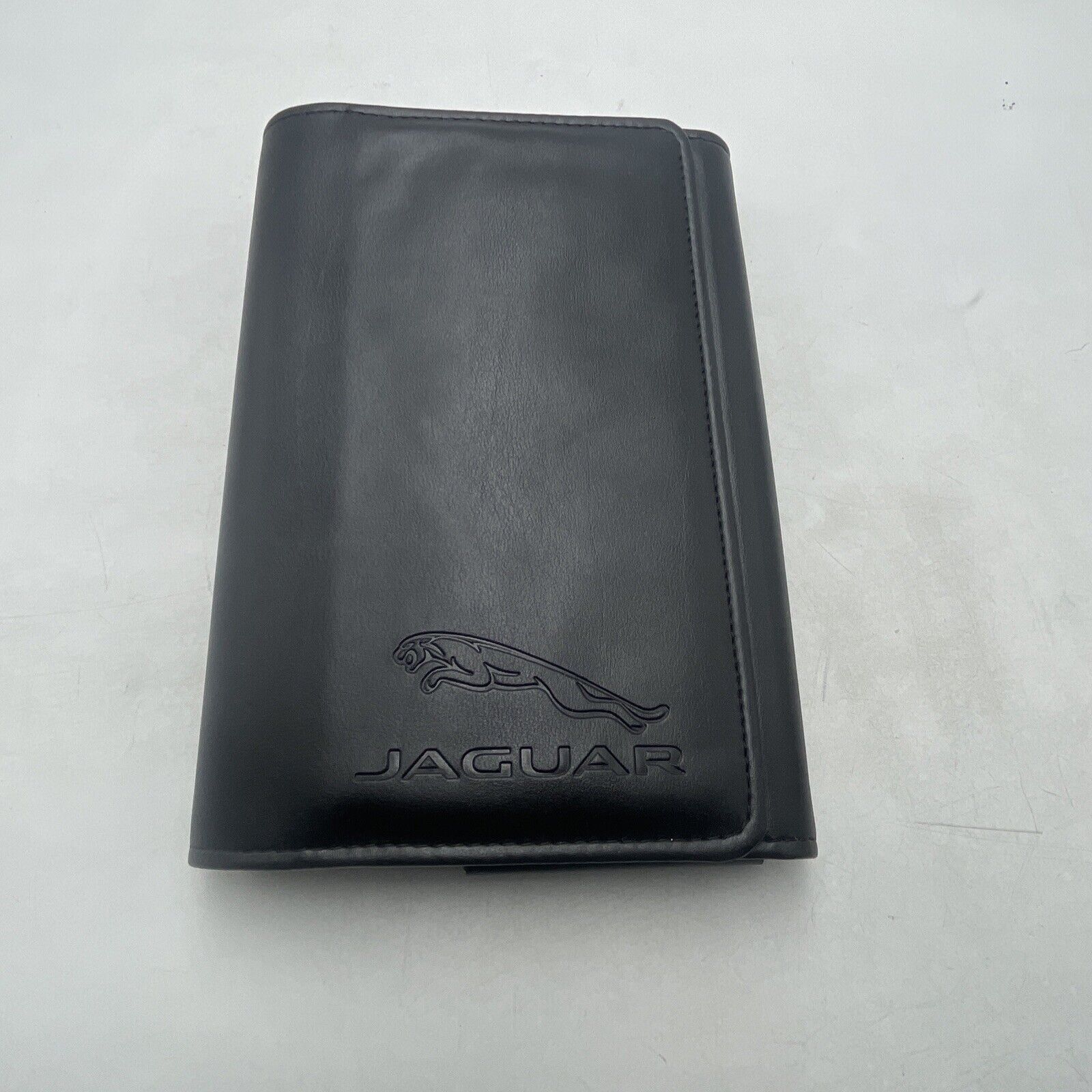 JAGUAR LEATHER CASE FOR OWNERS MANUAL OPERATORS USER GUIDE WALLET