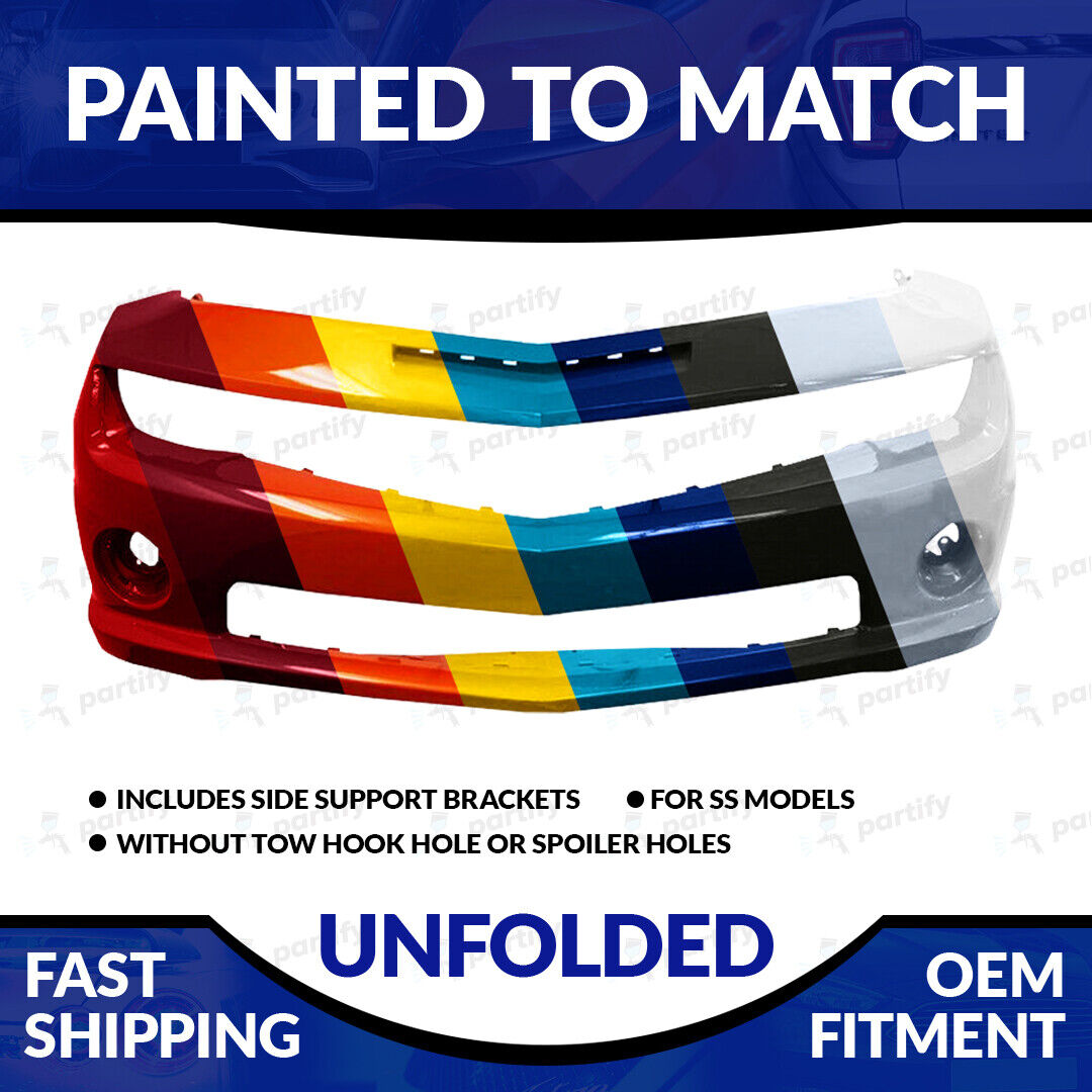 NEW Paint To Match 2010 2011 2012 2013 Chevrolet Camaro SS Unfolded Front Bumper
