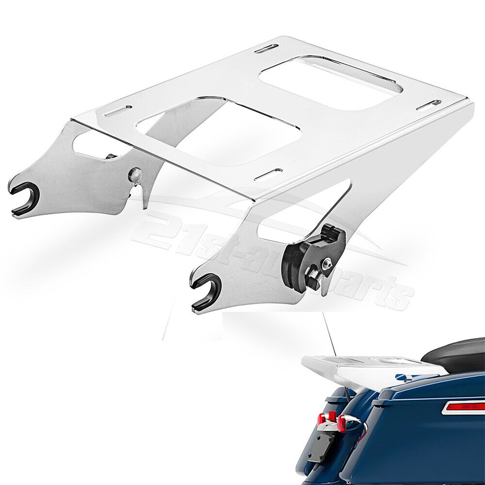 For 14-24 Harley Touring Quick Release Two-up Tour Pack Rack Mount / Docking Kit