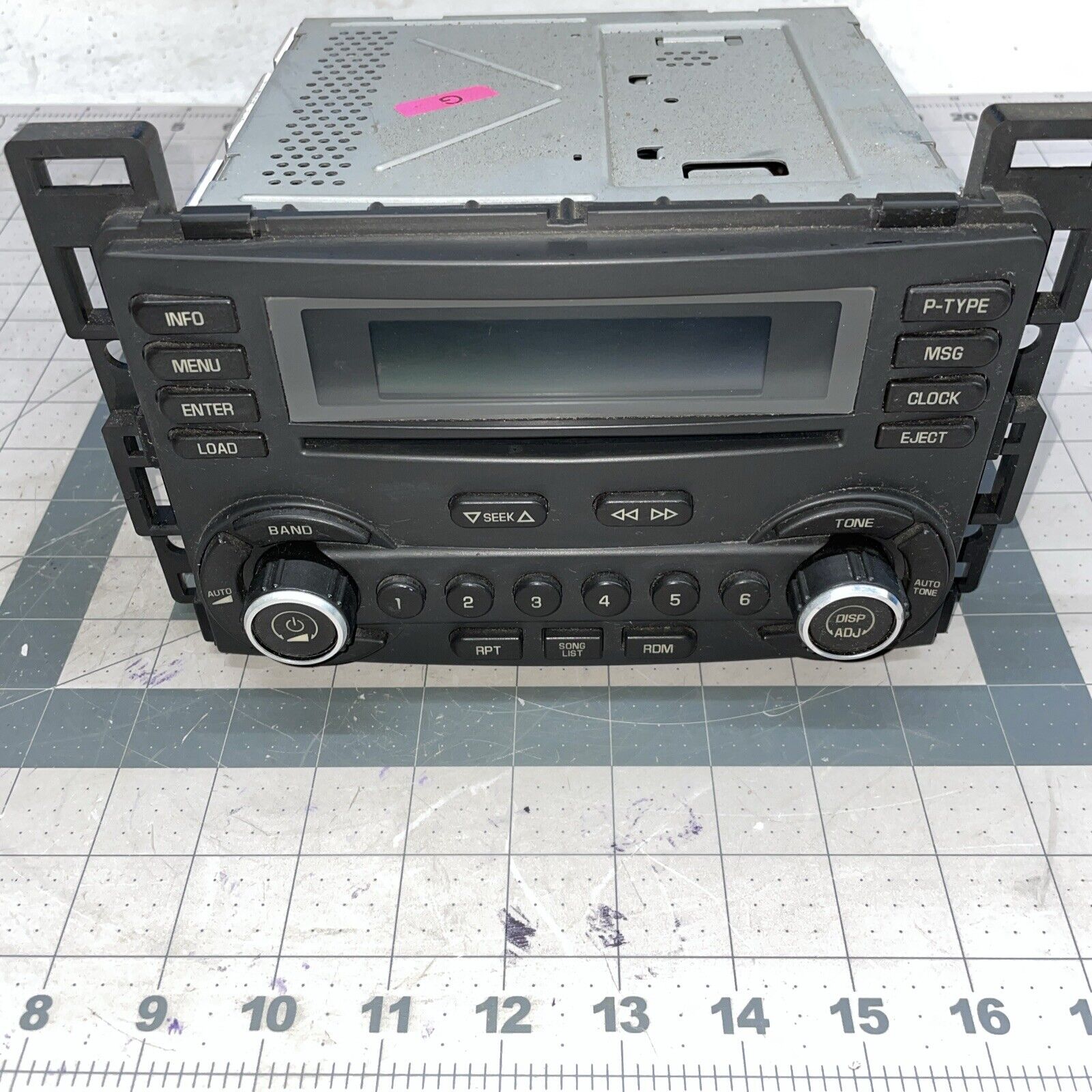 2006 2009 PONTIAC G-6 G6 Convertible AM FM Radio 6 Disc Changer CD Player