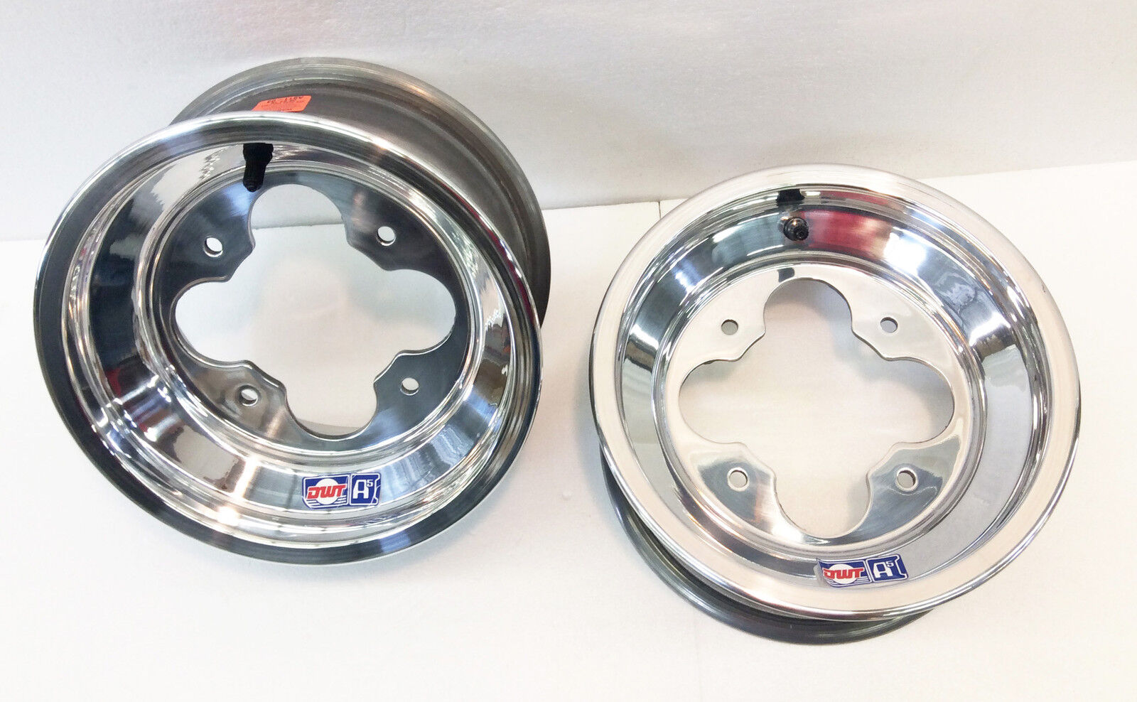 DWT A5 Polished Front Rims Wheels PAIR 10