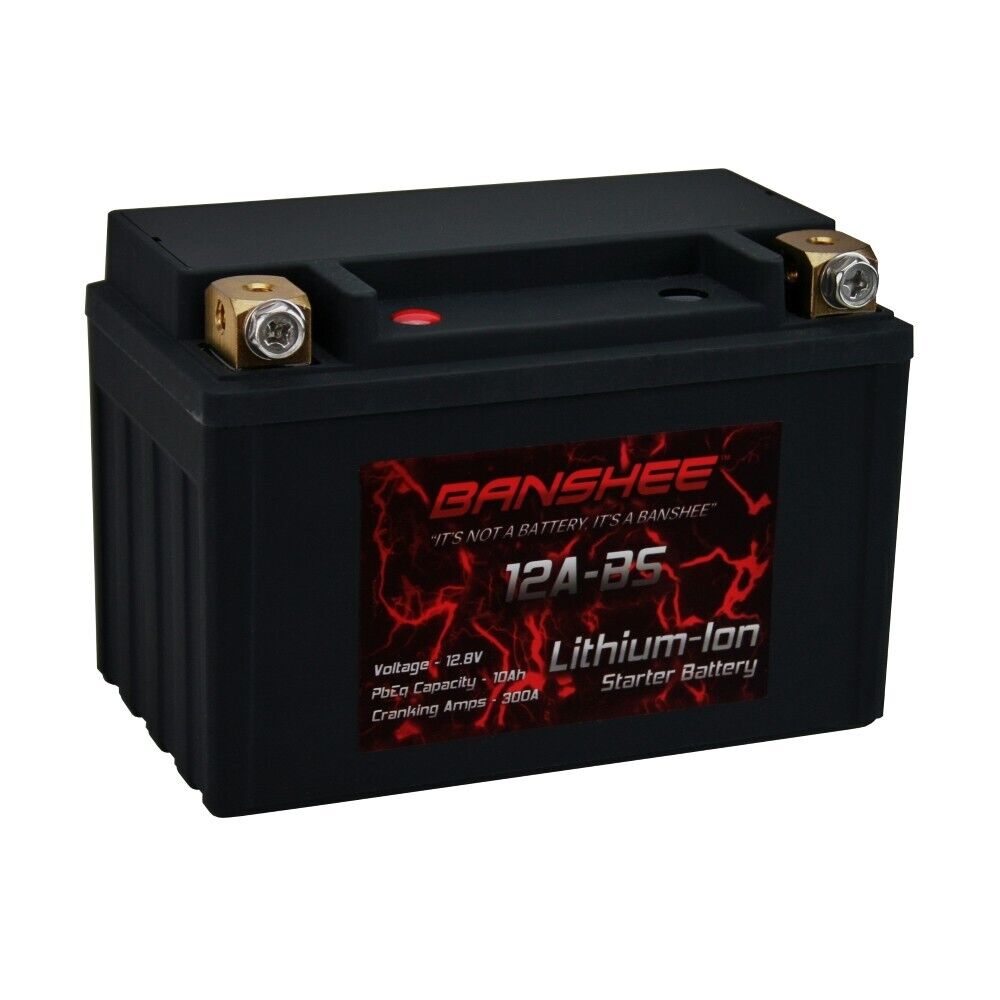 Banshee Replacement for Bikemaster DLFP12A-BS Lithium Ion Motorcycle Battery