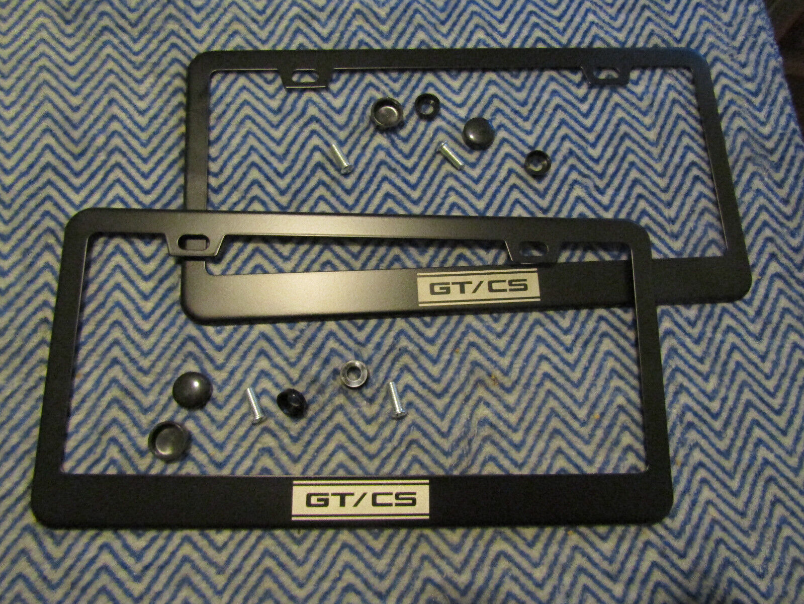 2007 - 2017 FORD MUSTANG GT/CS CALIFORNIA SPECIAL METAL LICENSE PLATE FRAMES 2PC