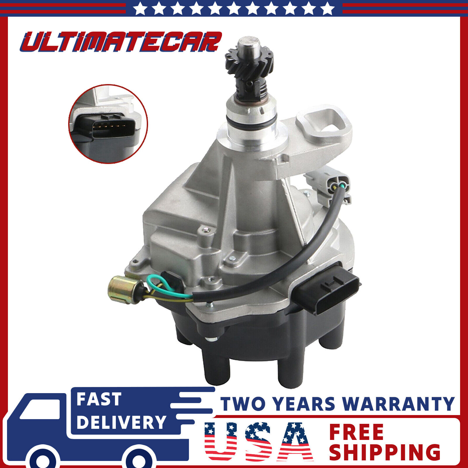 New Ignition Distributor For Nissan Pathfinder Frontier Quest V6 Infiniti QX4