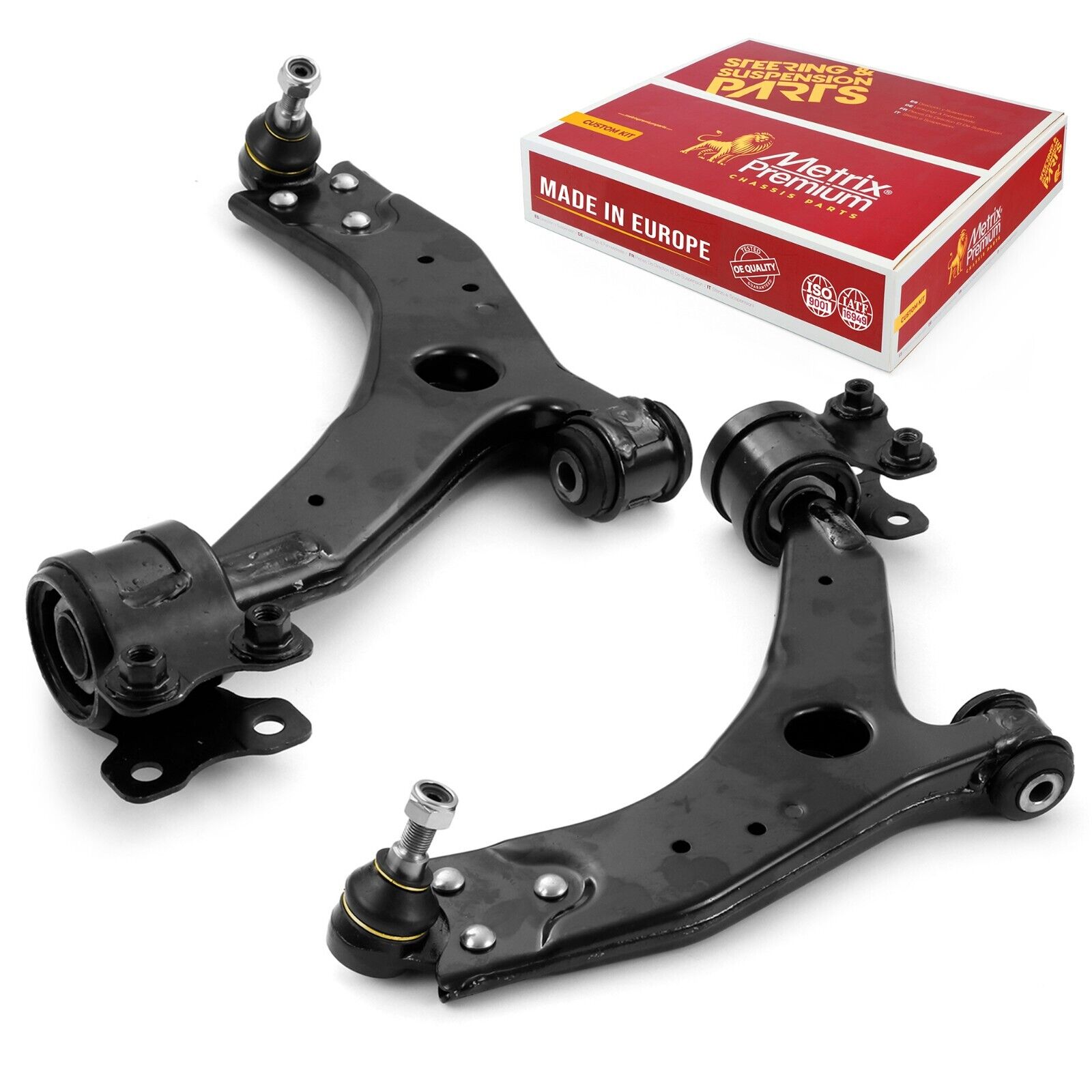 Front Left & Right Lower Control Arms Set For 2006-2013 Volvo C30 C70 S40 V50