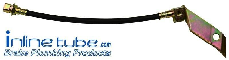 67-70 Ford Mustang Gt Shelby Rear Axle Drum Brake Rubber Flex Hose Line Ea H603