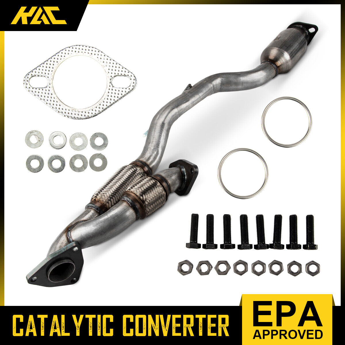 For 2009-2014 Nissan Murano 3.5L Catalytic Converter Flex Y-Pipe EPA Approved