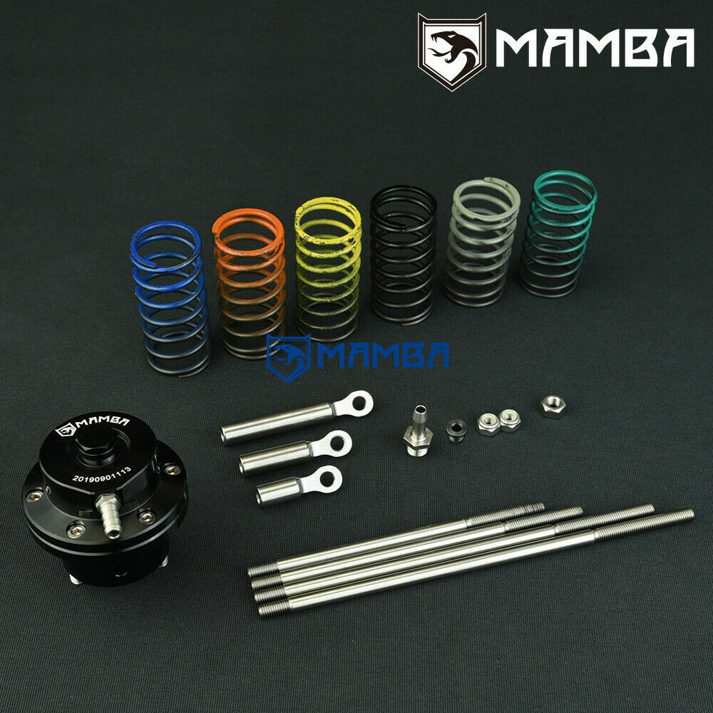MAMBA Universal Turbo Adjustable Wastegate Actuator w/ 6 x spring + 4 x Rod US