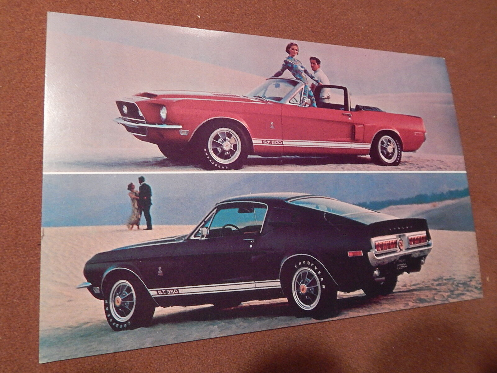 NOS 68 MUSTANG SHELBY COBRA GT 350 500 SALES MAILER BROCHURE 1968 FORD ISSUE