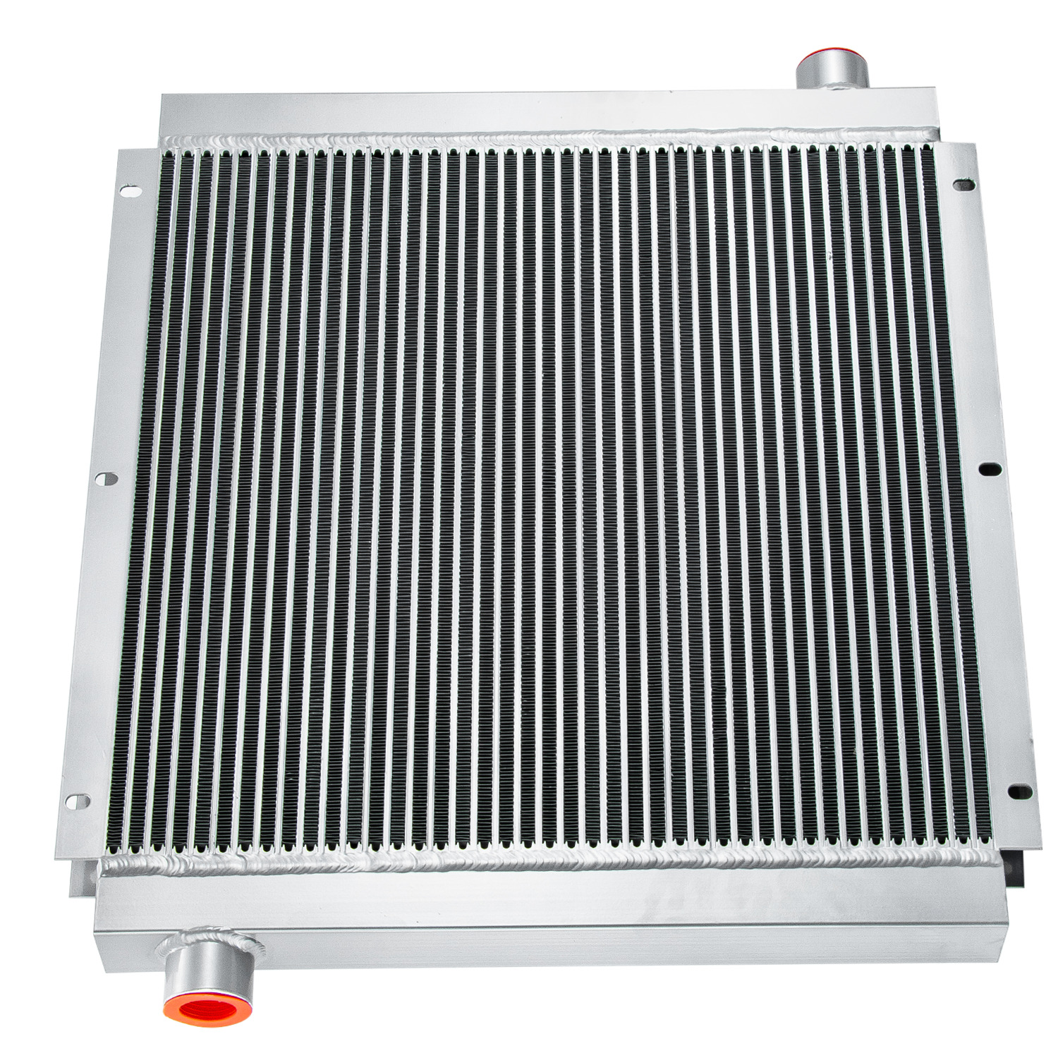 Silver Mobile Hydraulic Oil Cooler 0-120GPM 90HP For Hydraulic Cooling System