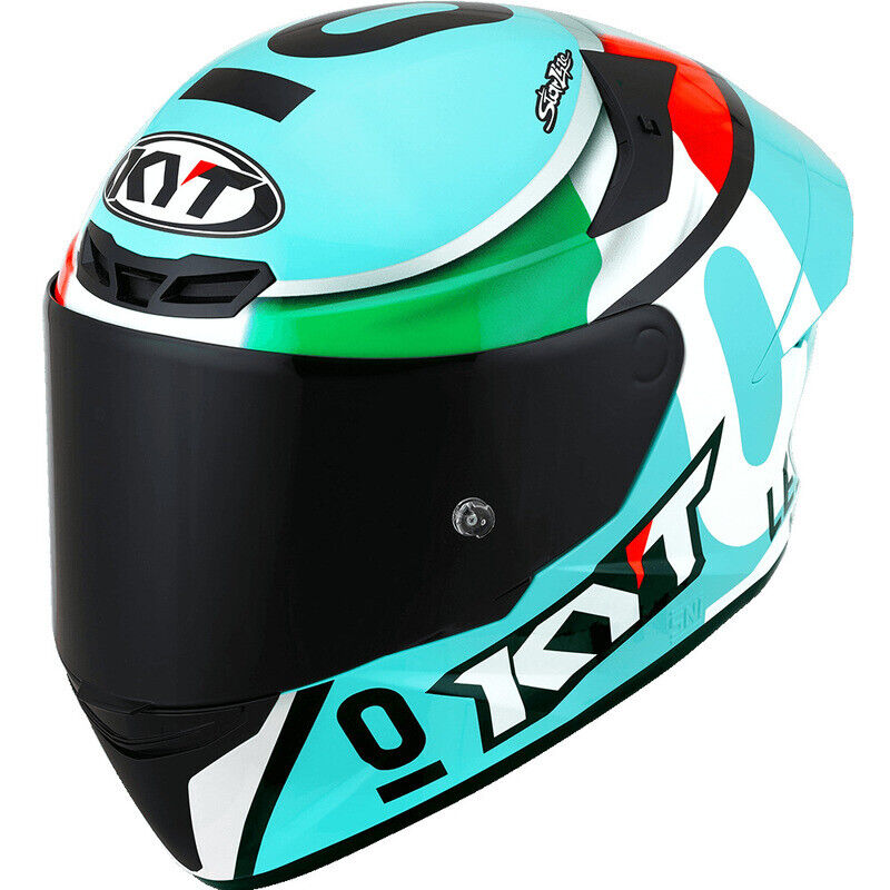 KYT TT Course Leopard Replica Tri Color Helmet