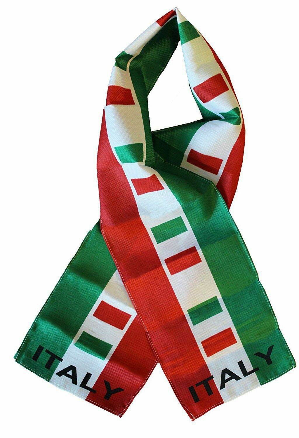 Italy Italian Country Lightweight Flag Printed Knitted Style Scarf 8\