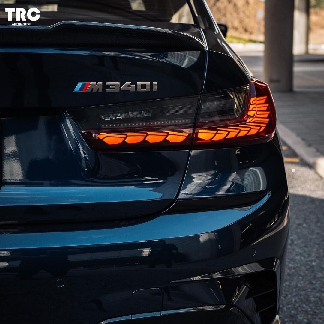 Custom GTS Tail Lights For BMW G20 G80 M3 3 Series 2019-2024 LED Rear Light Red
