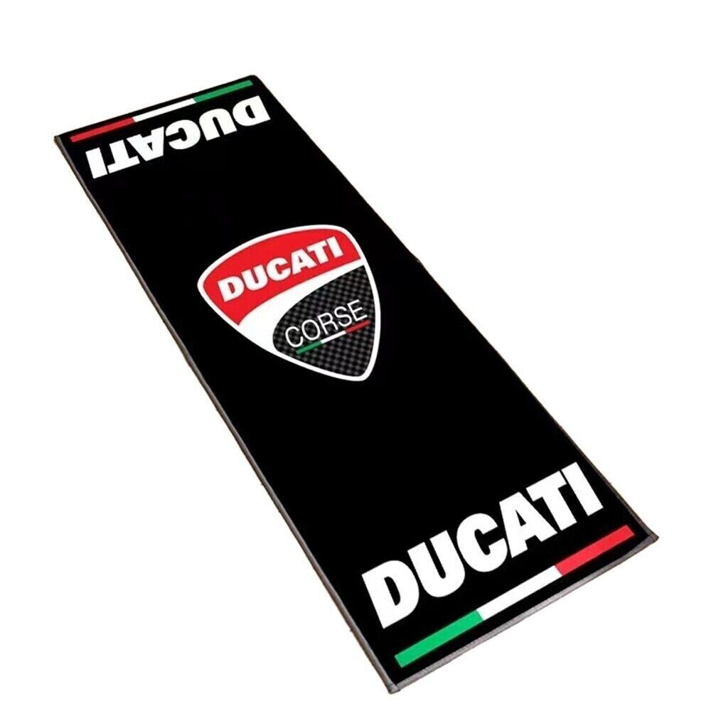For Ducati Floor Display Garage Mat 220x100cm  V4 V4S V2 MONSTER 950 821 937 939