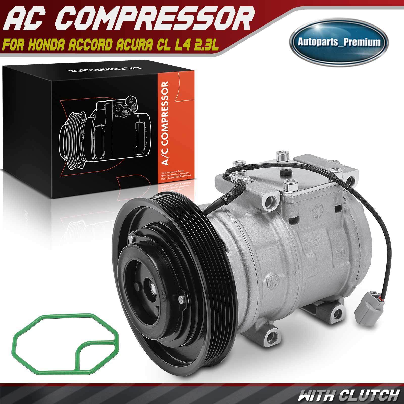 AC Compressor with Clutch for Acura CL 1998-1999 Honda Accord 1998-2002 L4 2.3L