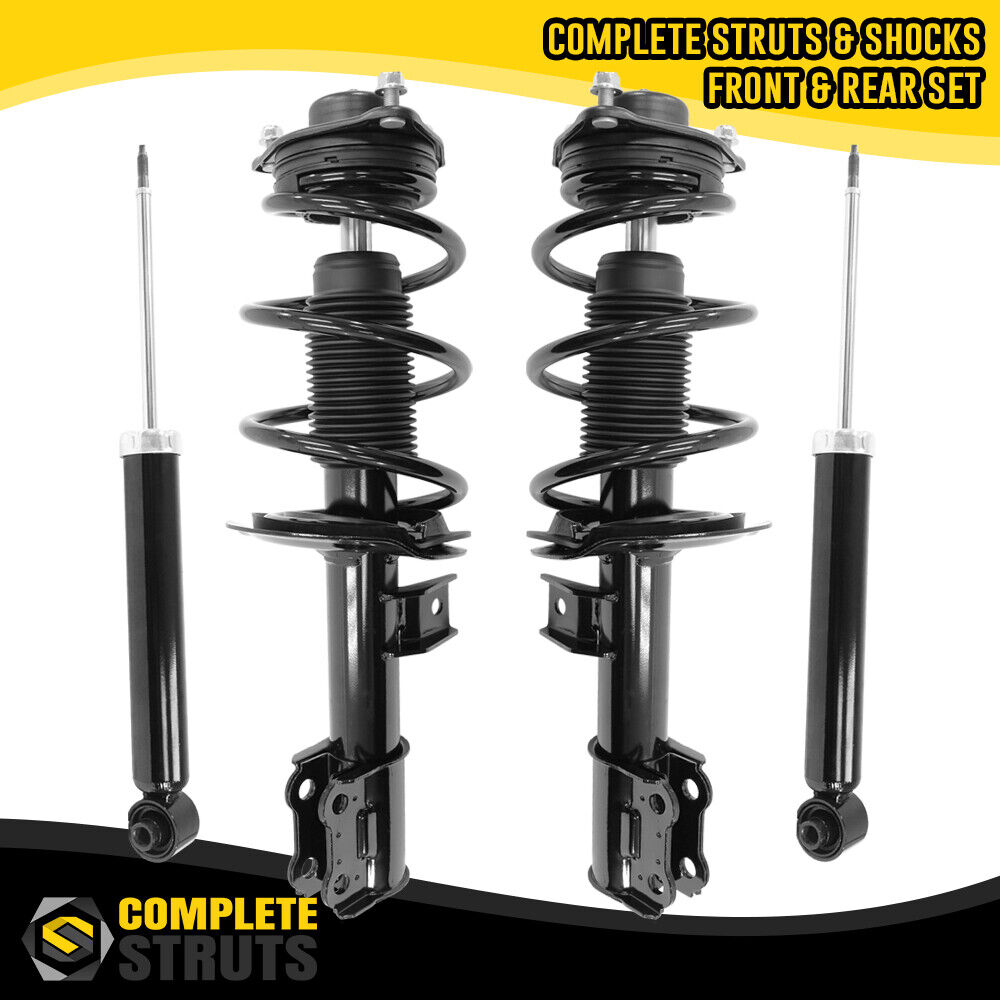 Front Complete Struts & Rear Shock Absorbers for 2013-2016 Hyundai Genesis Coupe