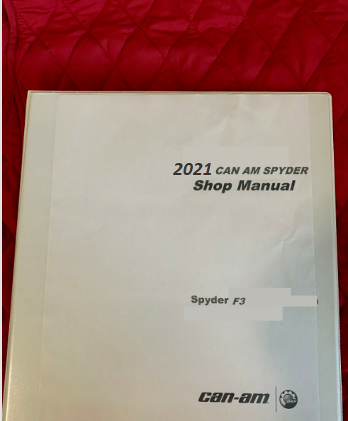 2021  Can-Am Spyder F3 F3-T F3-S F3 Limited motorcycle service manual book