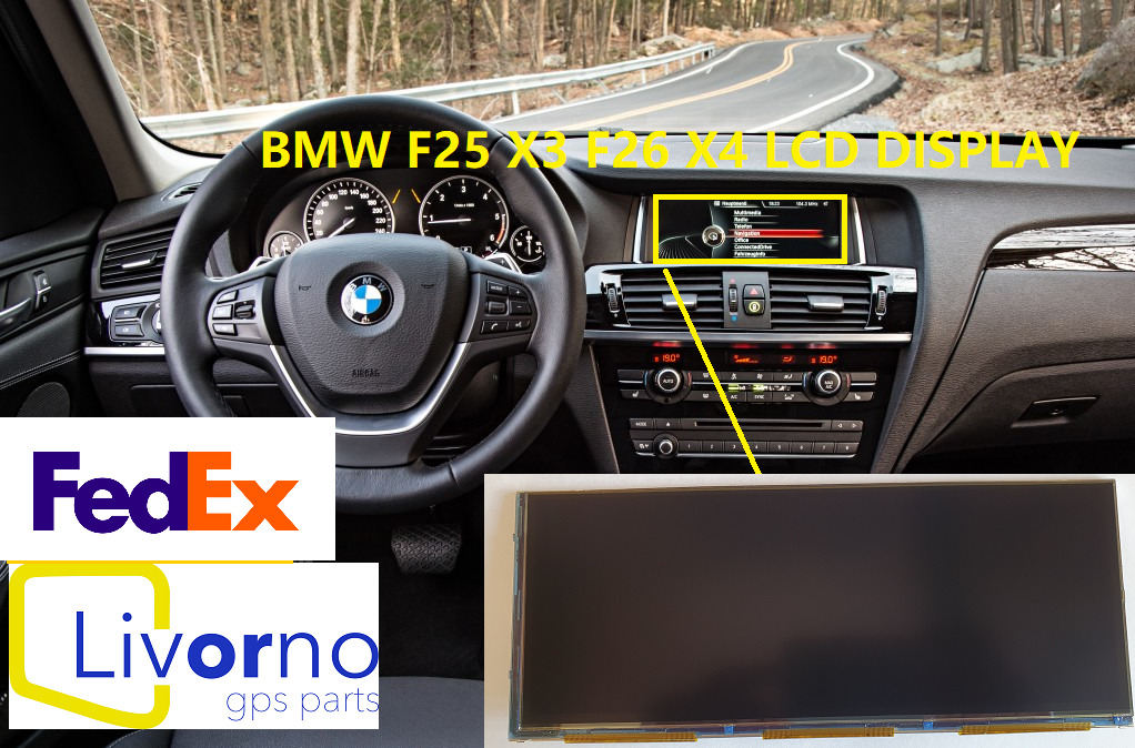 NEW BMW F25 F26 X3 X4 NBT EVO NAV LCD DISPLAY replacement part ALPINE AL2566