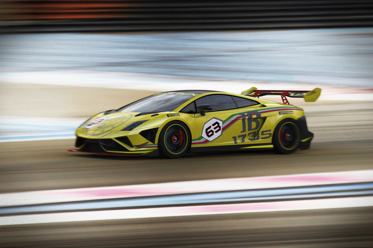 2013 Lamborghini Gallardo LP570-4 Super Trofeo Race Car