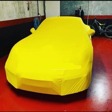 Yellow Indoor Car Cover Fit Porsche 718/911/991/992/993/997/Cayenne/Platinum picture