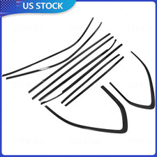 10x Glossy black Car Window Sill Molding Strip Cover Trim For BMW X5 F15 14-18 picture