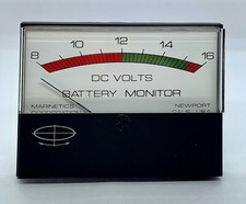 VOLTMETER, 12 VDC Battery Monitor MARINETICS PN7158-1 Original Tested & Verified picture