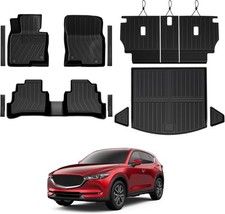 GALVAGNITE Floor Mats Cargo Liner Backrest 2017-2025 Mazda CX-5 TPE picture