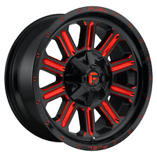 20x9 Fuel D621 Hardline Gloss Black Red Tinted Wheel 6x5.5/6x135 (20mm) picture