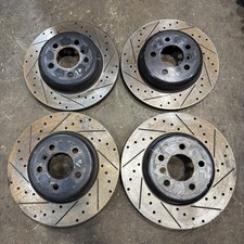11-16 Bmw 528 535 550 F10 Rwd Rotor Brake Disc Drilled Front Rear Left Right OEM picture